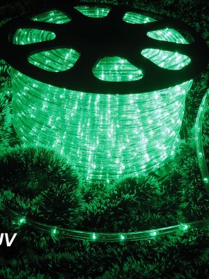 Girlianda - laidas 2-jų linijų LED laukui žalia, UV apsauga, matuojama